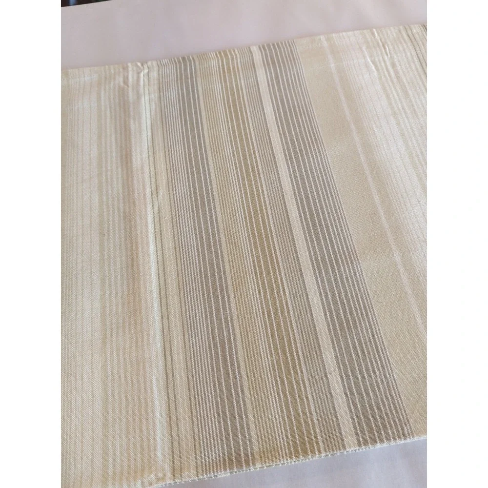 100% Cotton Striped Handloom‎ TABLECLOTH By Primitive Artisans Inc 60x60